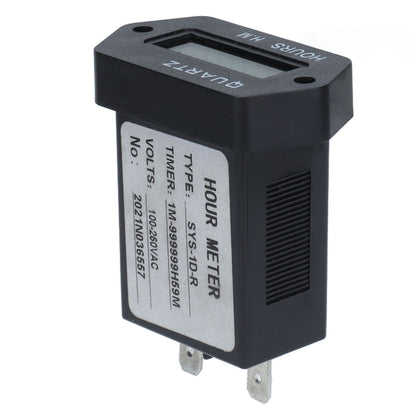 Industrial Time Counter Stable High Accuracy Digital Display Timer With Rubber Ring for Generator Excavator V1294-YM0523-3111210405011