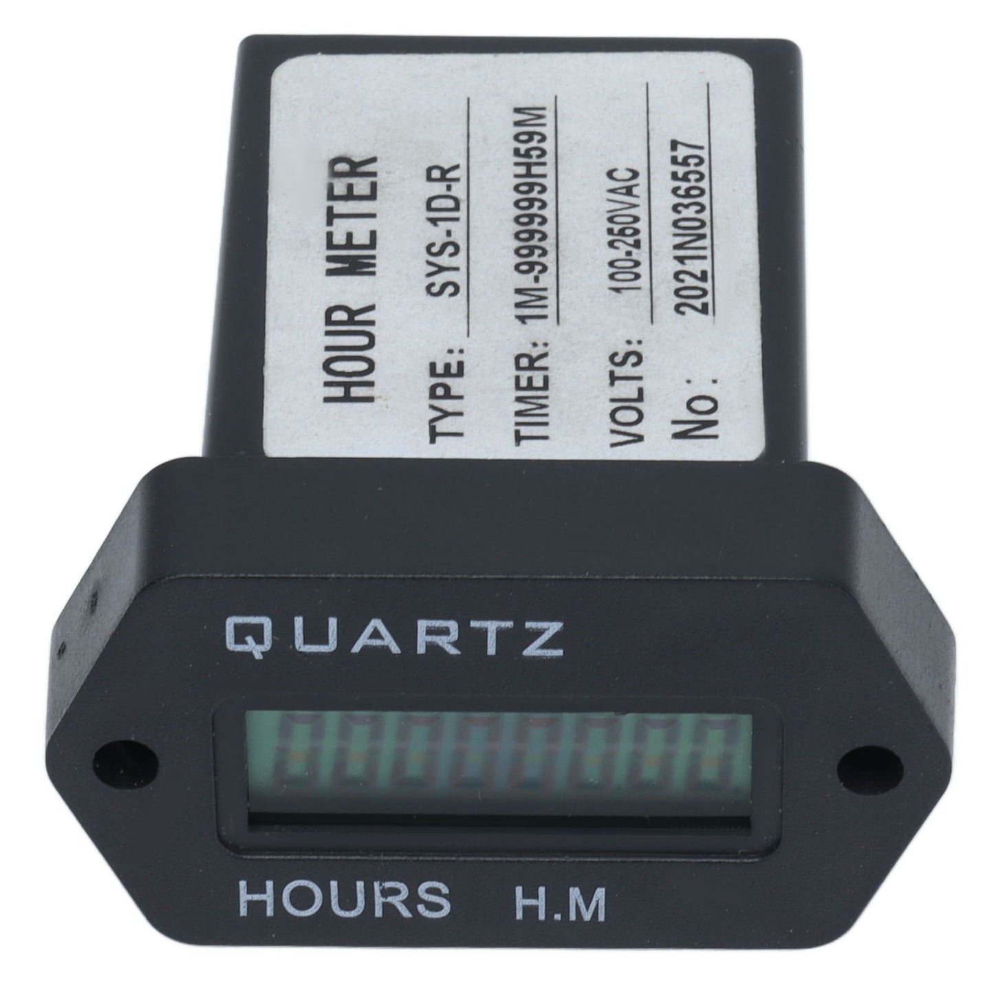 Industrial Time Counter Stable High Accuracy Digital Display Timer With Rubber Ring for Generator Excavator V1294-YM0523-3111210405011