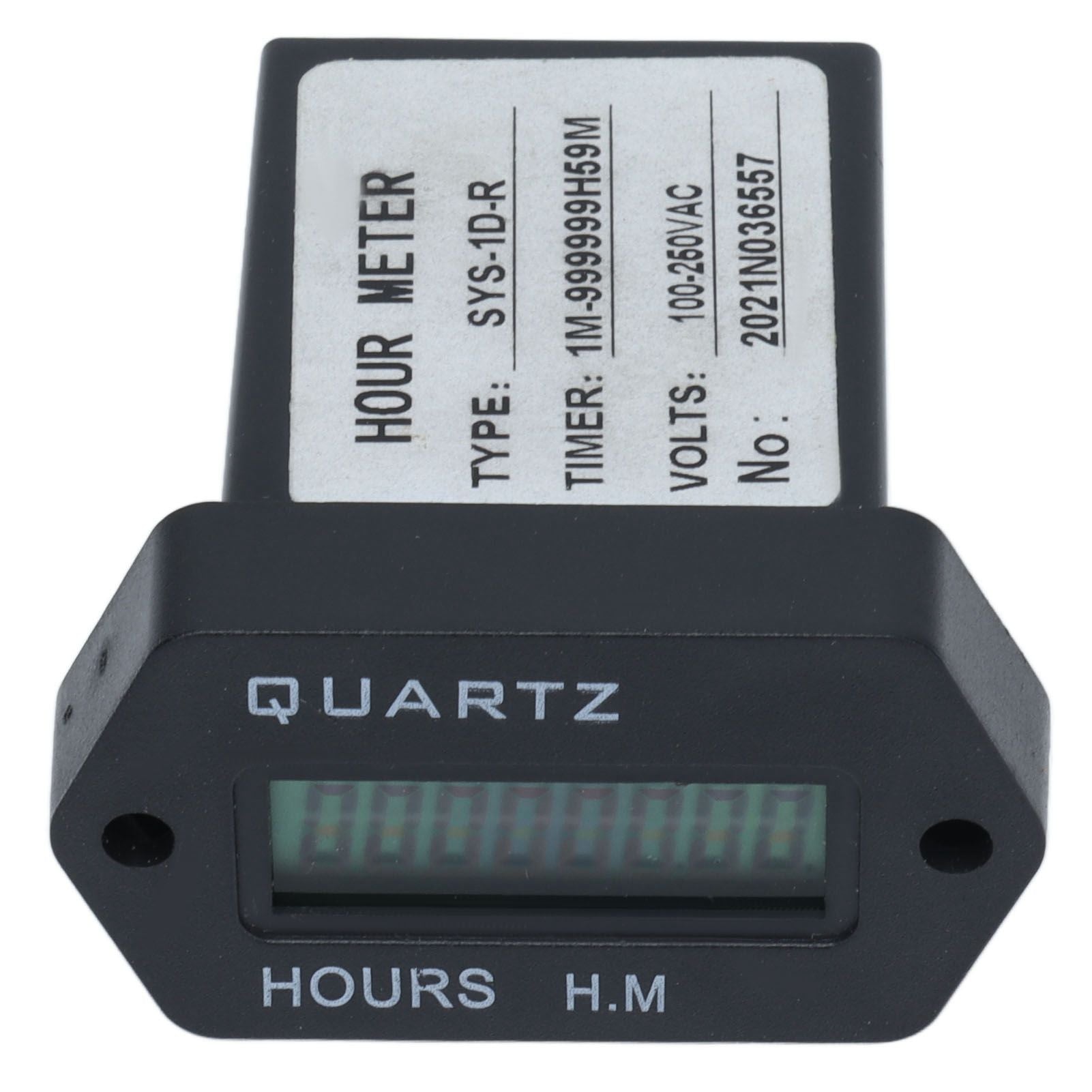 Industrial Time Counter Stable High Accuracy Digital Display Timer With Rubber Ring for Generator Excavator V1294-YM0523-3111210405011