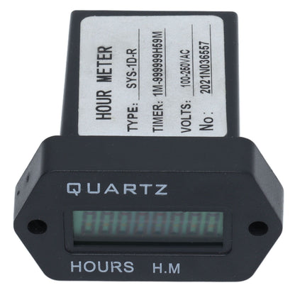 Industrial Time Counter Stable High Accuracy Digital Display Timer With Rubber Ring for Generator Excavator V1294-YM0523-3111210405011