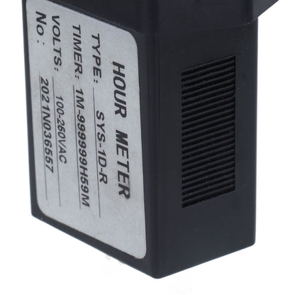 Industrial Time Counter Stable High Accuracy Digital Display Timer With Rubber Ring for Generator Excavator V1294-YM0523-3111210405011