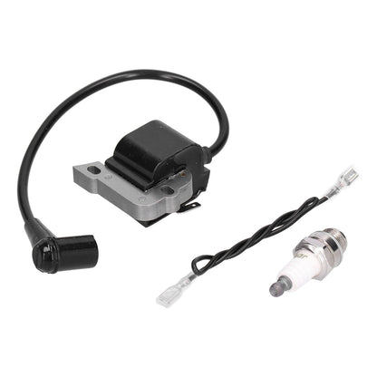 Ignition Coil Module with Spark Plug Suitable for JONSERED Chain Saw 450 455 525 535 490 590 V1294-YM0523-3111210405211