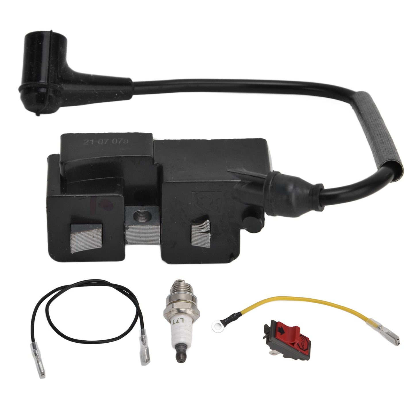 Spark Plug Kit Ignition Coil and Spark Plug with Wire Set for Husqvarna for Jonsered V1294-YM0523-3111210405911