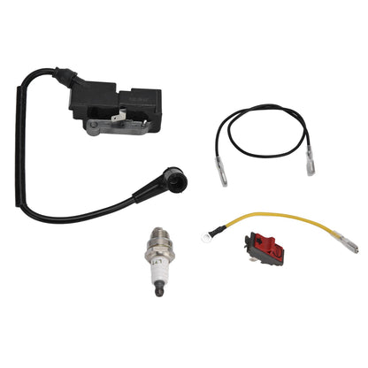 Spark Plug Kit Ignition Coil and Spark Plug with Wire Set for Husqvarna for Jonsered V1294-YM0523-3111210405911