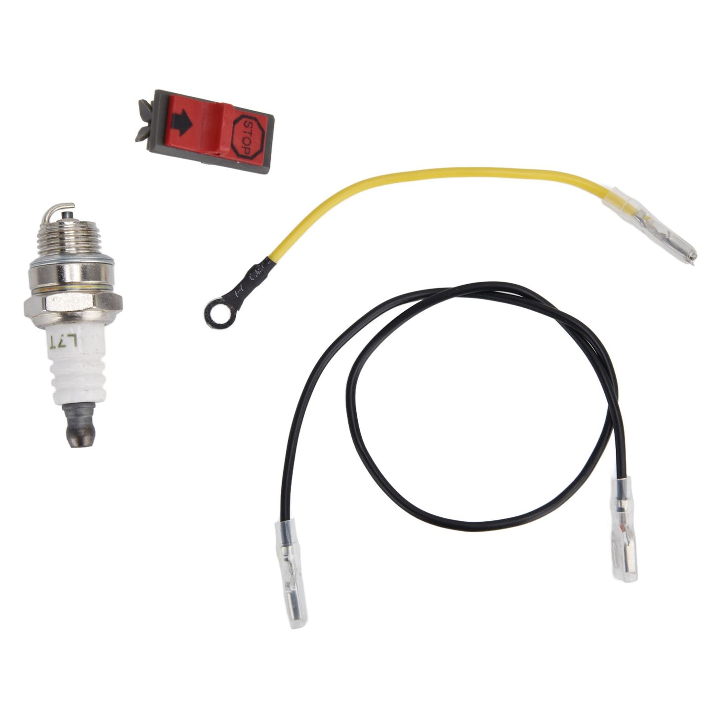 Spark Plug Kit Ignition Coil and Spark Plug with Wire Set for Husqvarna for Jonsered V1294-YM0523-3111210405911