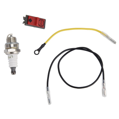 Spark Plug Kit Ignition Coil and Spark Plug with Wire Set for Husqvarna for Jonsered V1294-YM0523-3111210405911