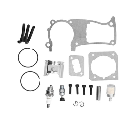 Cylinder Piston Kit Cylinder Piston Pressure Reducing Valve Paper Pad 45mm for Husqvarna 350 353 V1294-YM0523-3111210406011