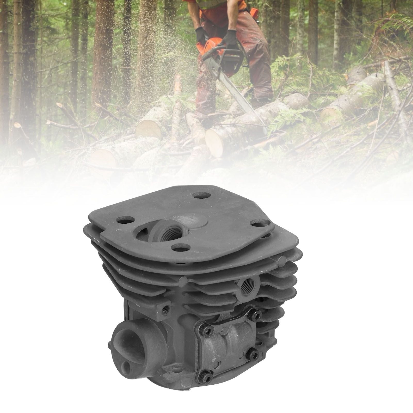Cylinder Piston Kit Cylinder Piston Pressure Reducing Valve Paper Pad 45mm for Husqvarna 350 353 V1294-YM0523-3111210406011