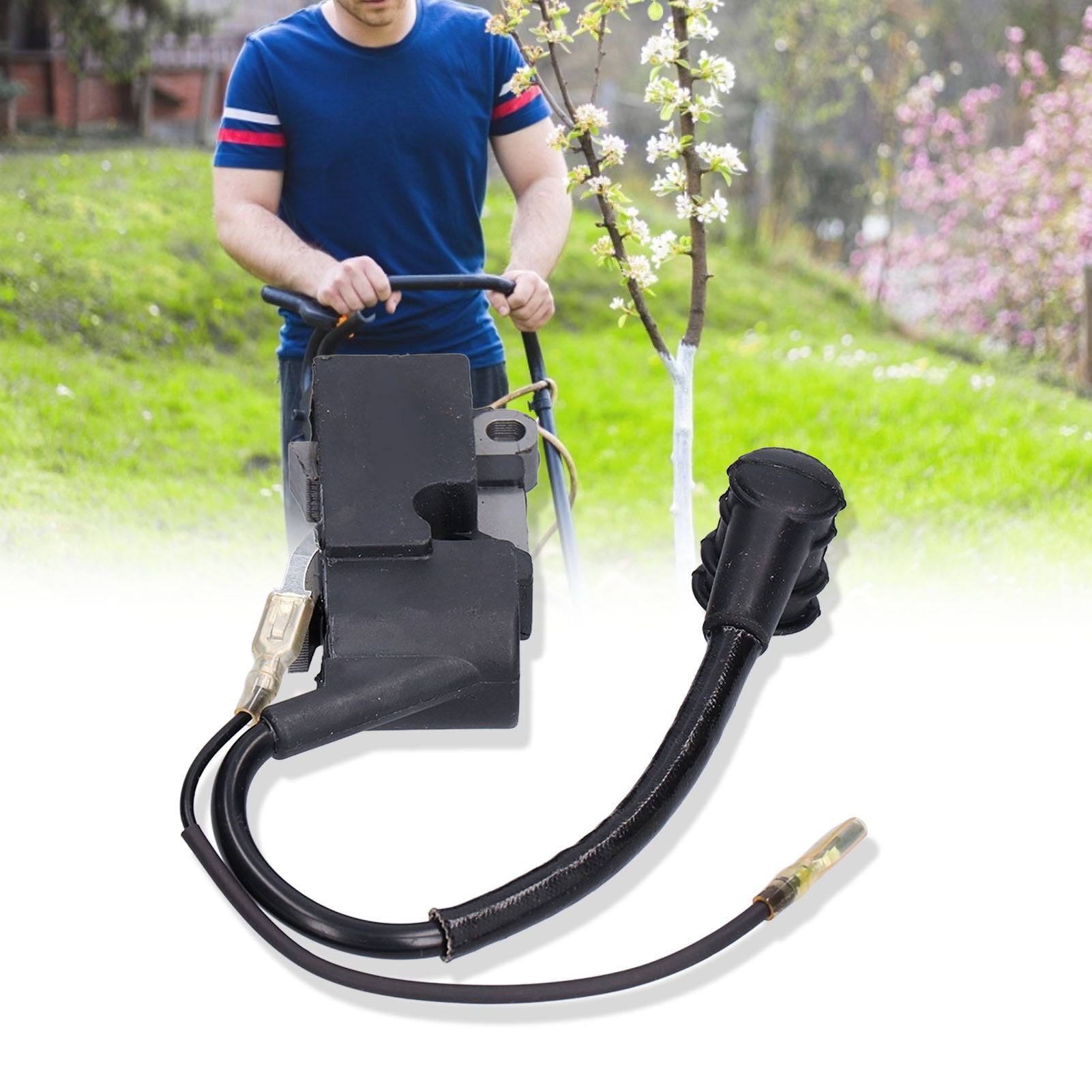 Ignition Coil Air Filter Kit Wear Resistant Ignition Coils for 4500 5200 5800 45cc 52cc 58cc Chainsaw V1294-YM0523-3111210406111