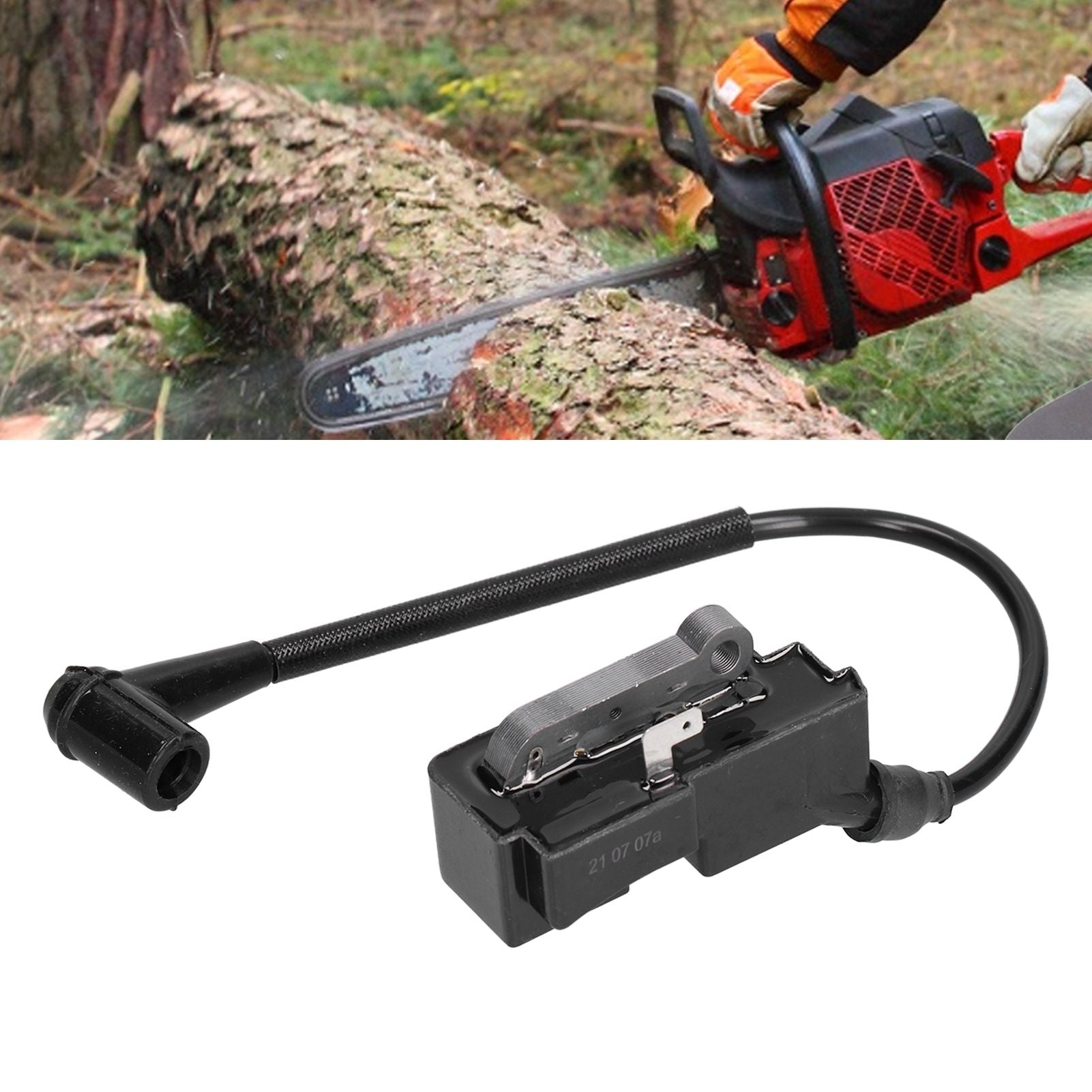 Chainsaw Ignition Coil Replacement Garden Tools Accessory for Husqvarna 340 345 350 353 357 385 390 544 04 75 V1294-YM0523-3111210406411