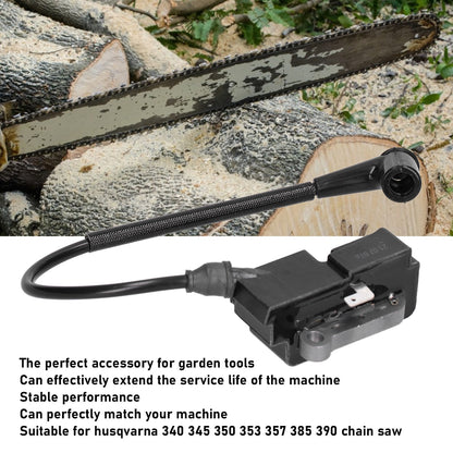 Chainsaw Ignition Coil Replacement Garden Tools Accessory for Husqvarna 340 345 350 353 357 385 390 544 04 75 V1294-YM0523-3111210406411