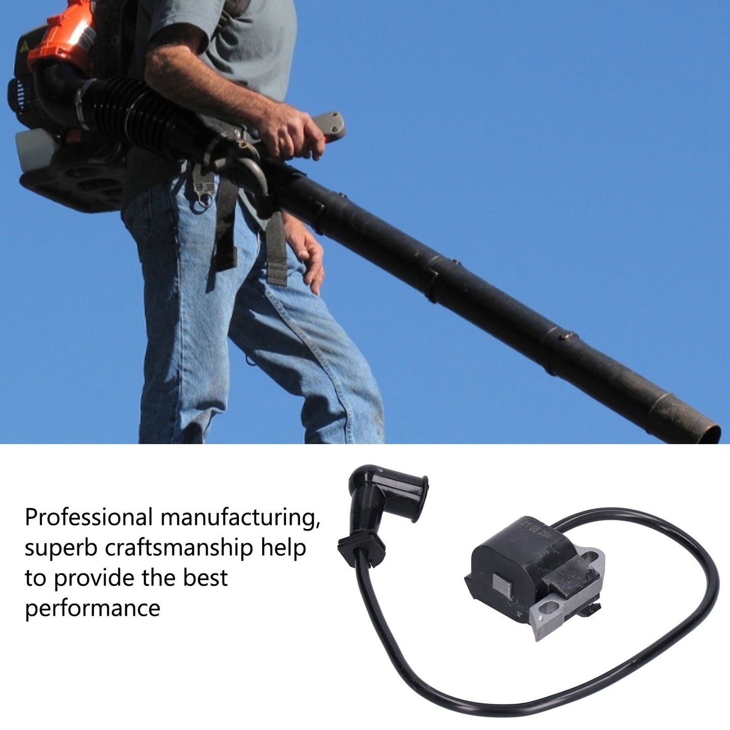 Ignition Coil Wear Resistant Backpack Blower Coil Suitable for STIHL Br320 Br340 Br400 Br420 V1294-YM0523-3111210406611
