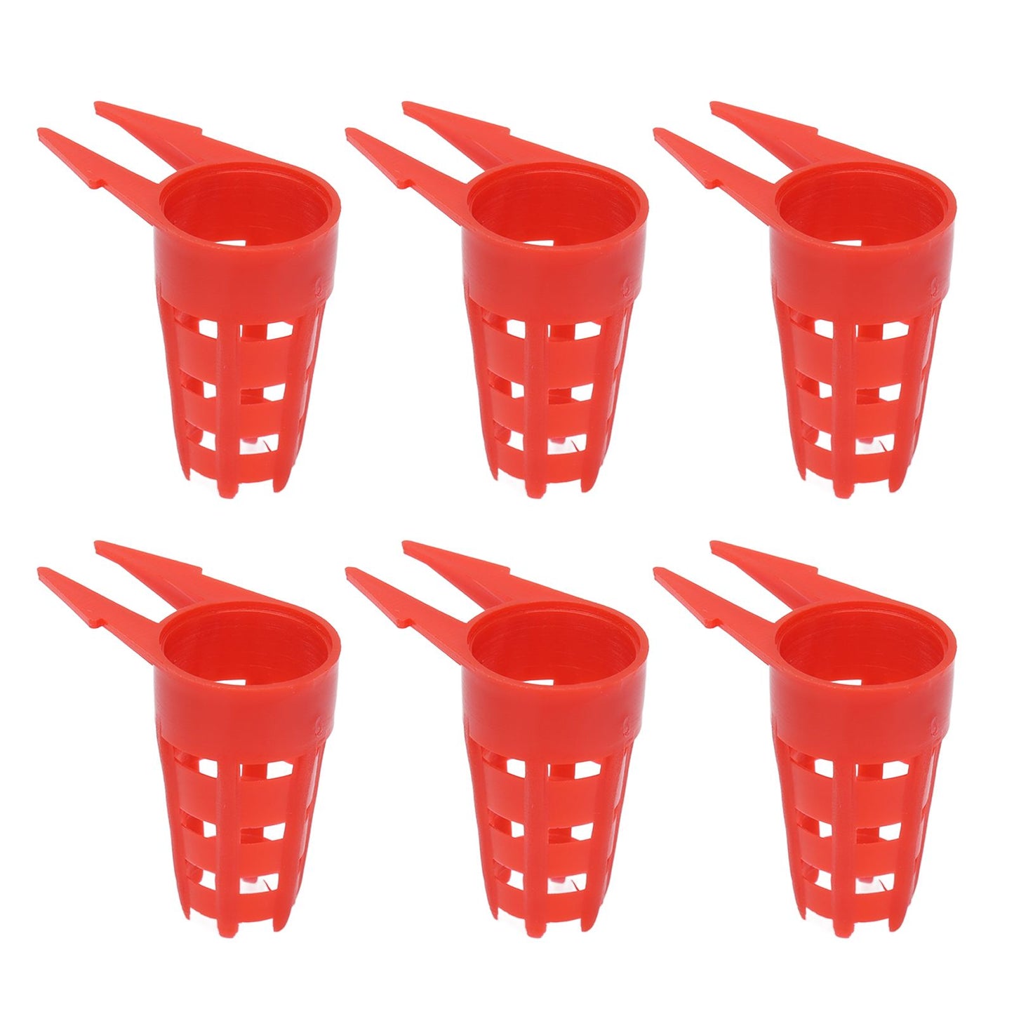 20pcs Queen Bee Cages Small Plastic Protective Safe Bee Cells Cover for Beekeeping Equipment V1294-YM0523-3111210407211