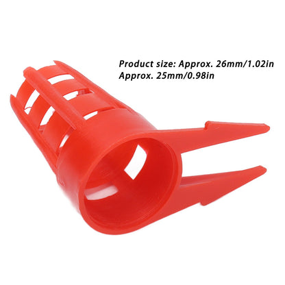 20pcs Queen Bee Cages Small Plastic Protective Safe Bee Cells Cover for Beekeeping Equipment V1294-YM0523-3111210407211