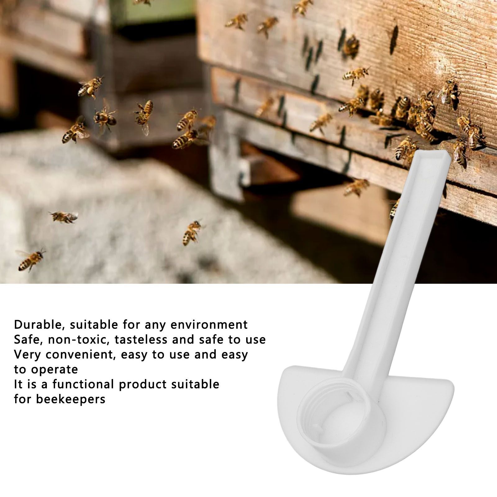 20Pcs Bee Water Feeder Duck Bill Durable Material Use Safety Convenient Large Accommodation Space Bee Keeping V1294-YM0523-3111210407311