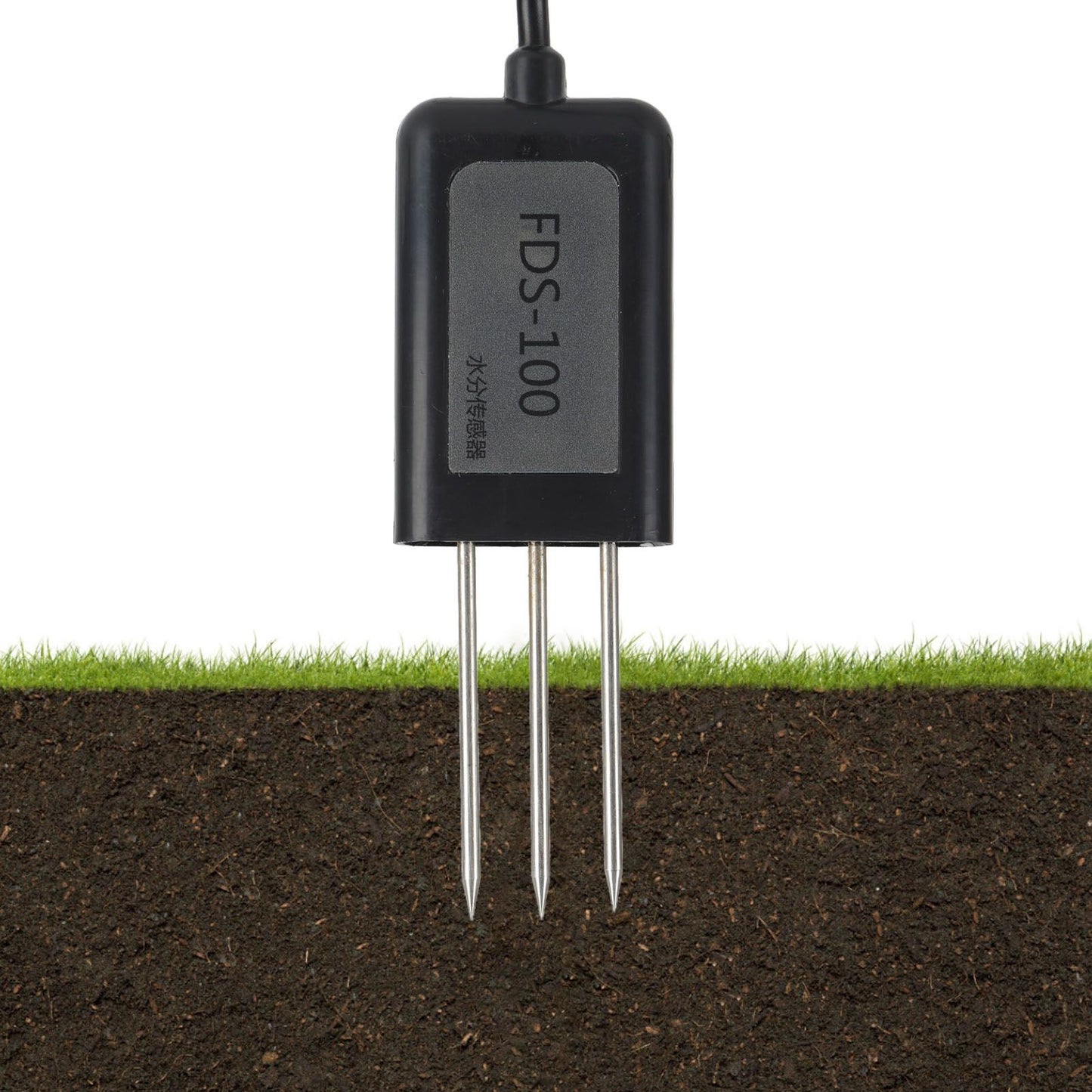 IP68 Soil Moisture Sensor Humidity Transducer for Garden Greenhouse Agriculture 0-100% 2s ResponseOutput 0-2V V1294-YM0523-3111210408211