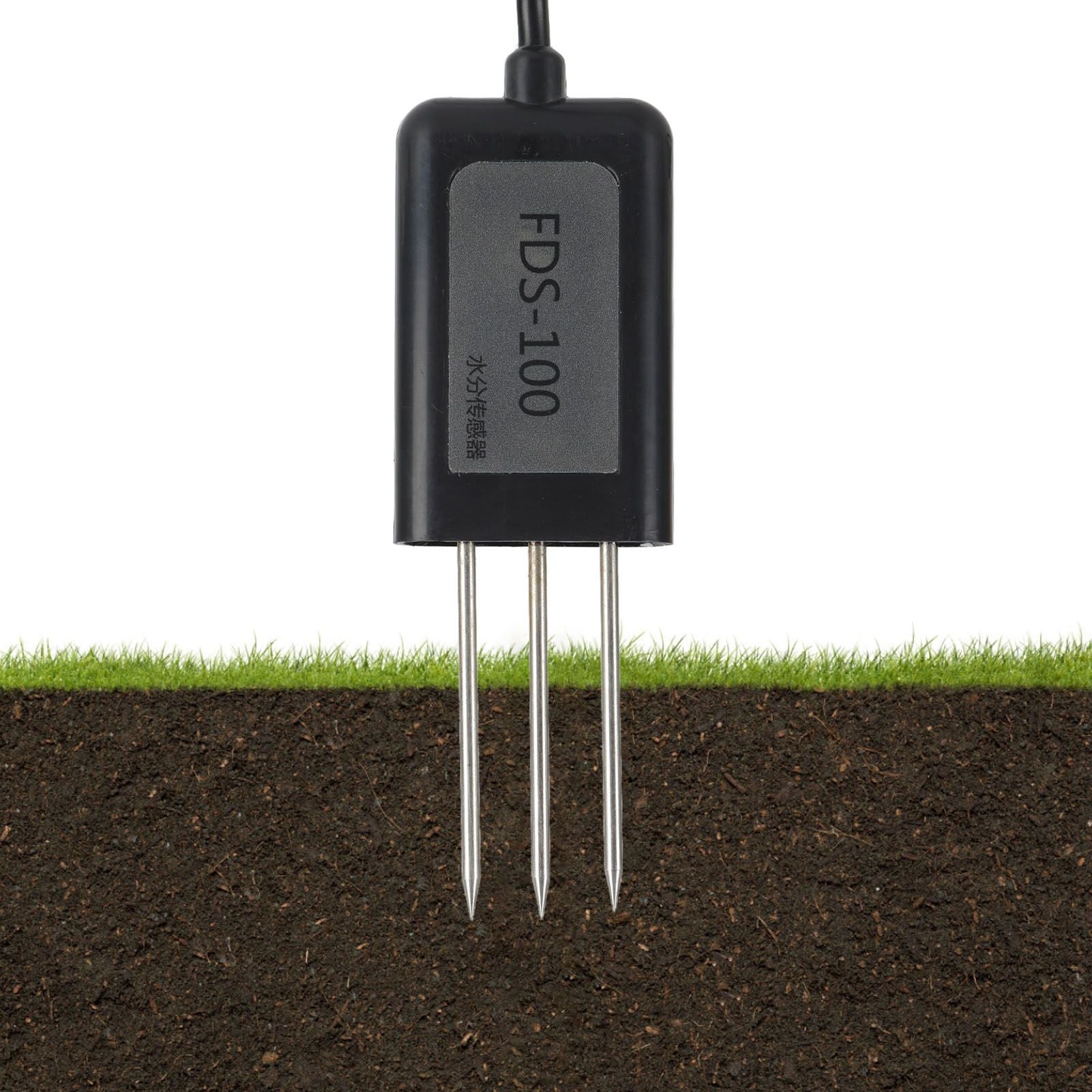IP68 Soil Moisture Sensor Humidity Transducer for Garden Greenhouse Agriculture 0-100% 2s ResponseOutput 0-2V V1294-YM0523-3111210408211