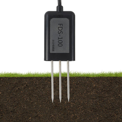 IP68 Soil Moisture Sensor Humidity Transducer for Garden Greenhouse Agriculture 0-100% 2s ResponseOutput 0-2V V1294-YM0523-3111210408211