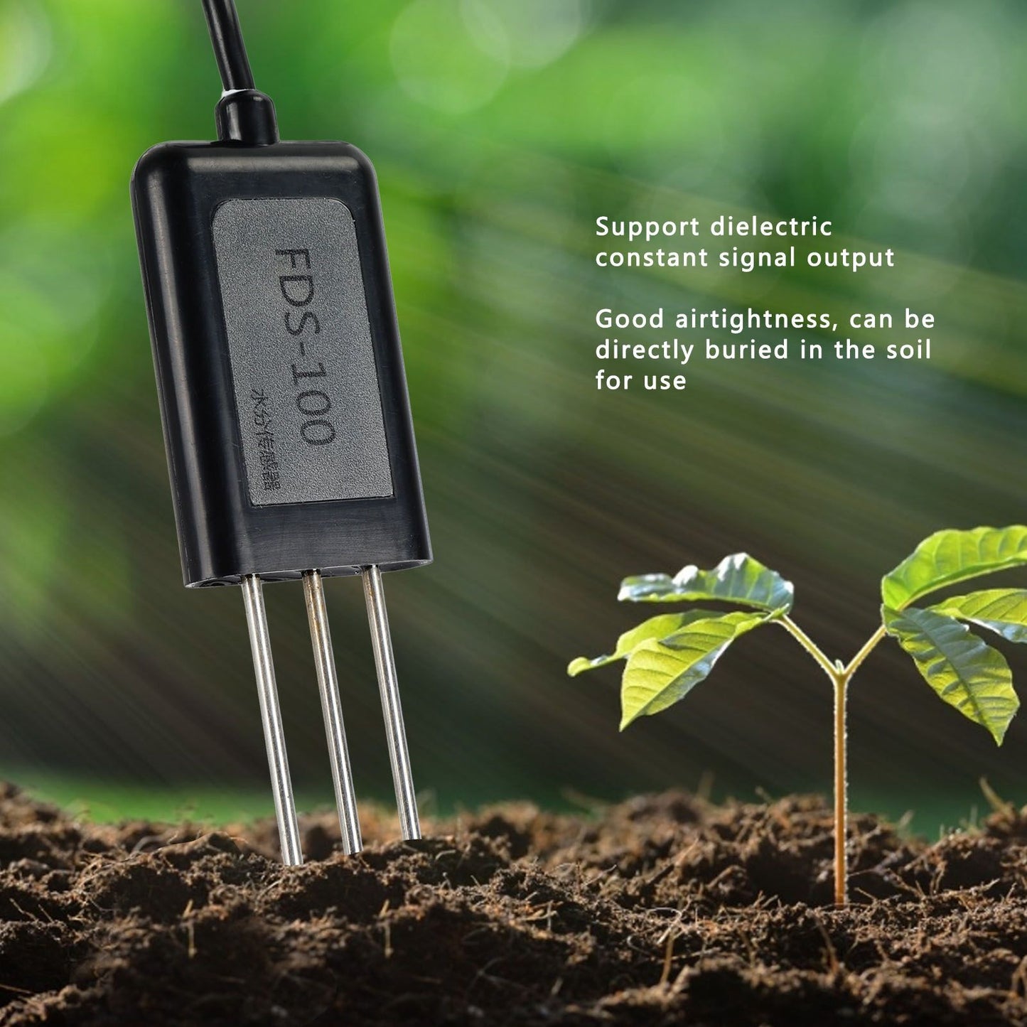IP68 Soil Moisture Sensor Humidity Transducer for Garden Greenhouse Agriculture 0-100% 2s ResponseOutput 0-2V V1294-YM0523-3111210408211