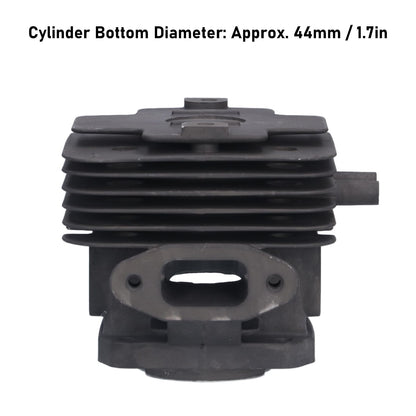 44mm Cylinder Piston Kit Wear Resistant Garden Brush Cutter Cylinder Piston Assembly for TJ53E TJ53 V1294-YM0523-3111210409111