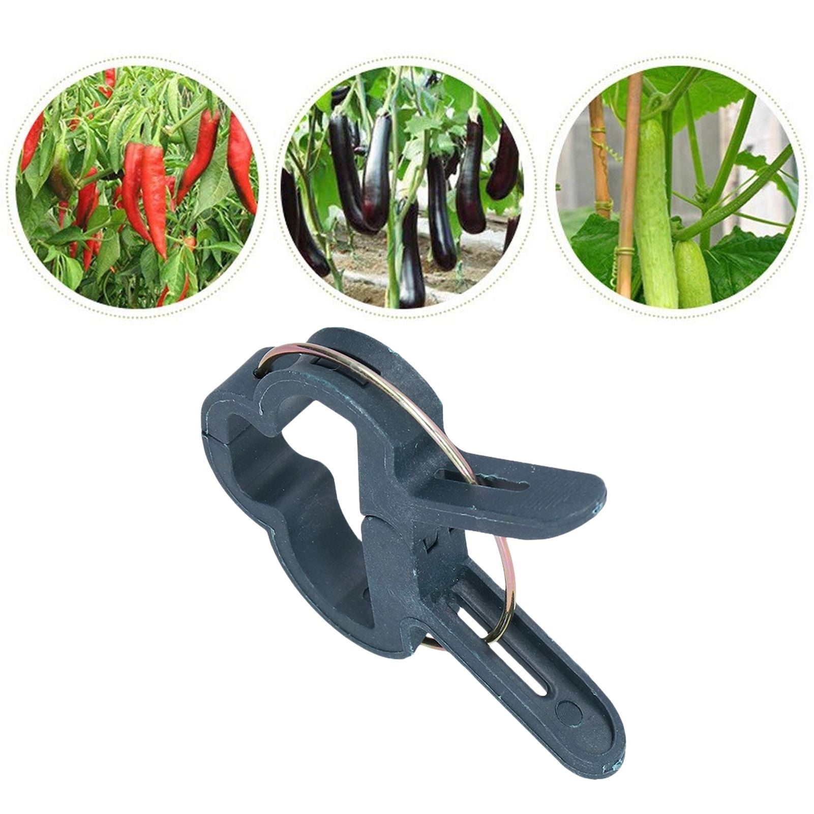 100PCS Plant Support Clip Plant Clamp Garden Binding Clip Grafting Tools for GreenhouseS V1294-YM0523-3111210410112