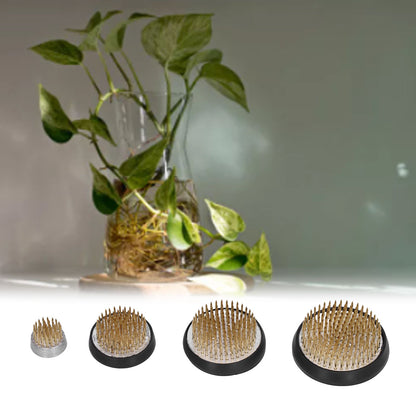 4Pcs Round Flower Arrangers 37/91/127/169 Needles Flower Holder Tool for Floral Arrangement V1294-YM0523-3111210410311