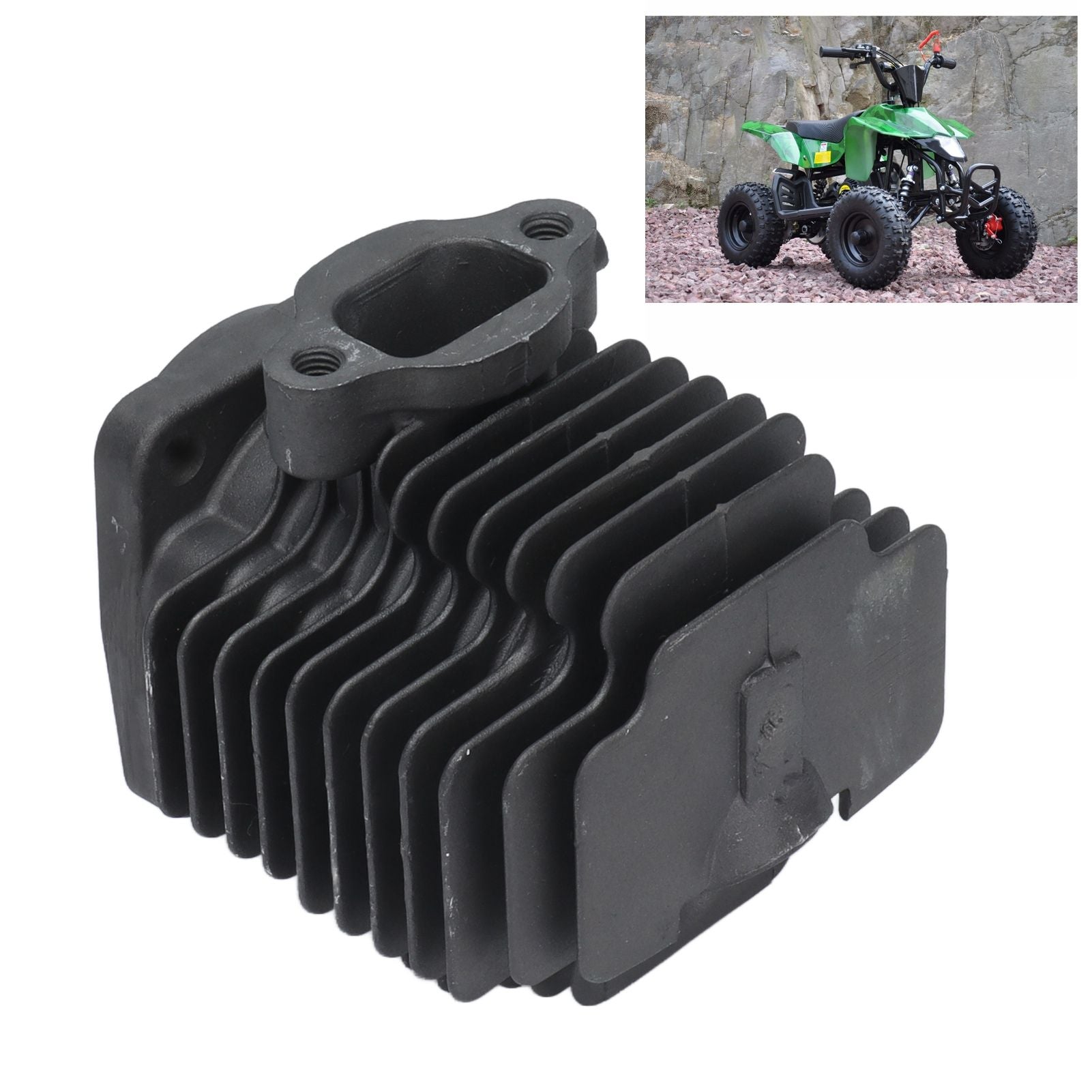 Engine Cylinder Head Assembly for 49CC(44-6) 47CC(40-6) Engine 2 Stroke Mini Dirt Bike V1294-YM0523-3111210412111