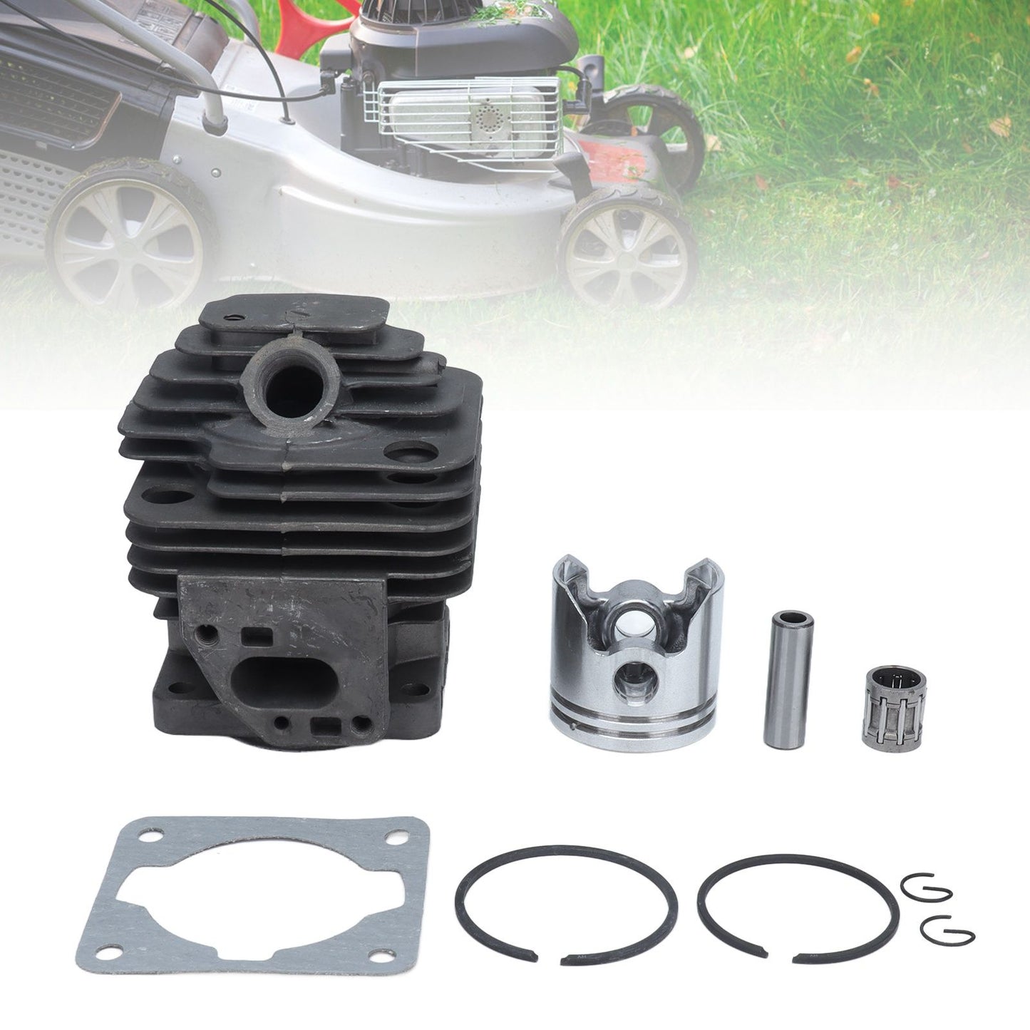 36mm Cylinder Piston Gasket Needle Bearing Set Replacement Fit for TL33/CG330 1E36F Lawn Mower V1294-YM0523-3111210412211
