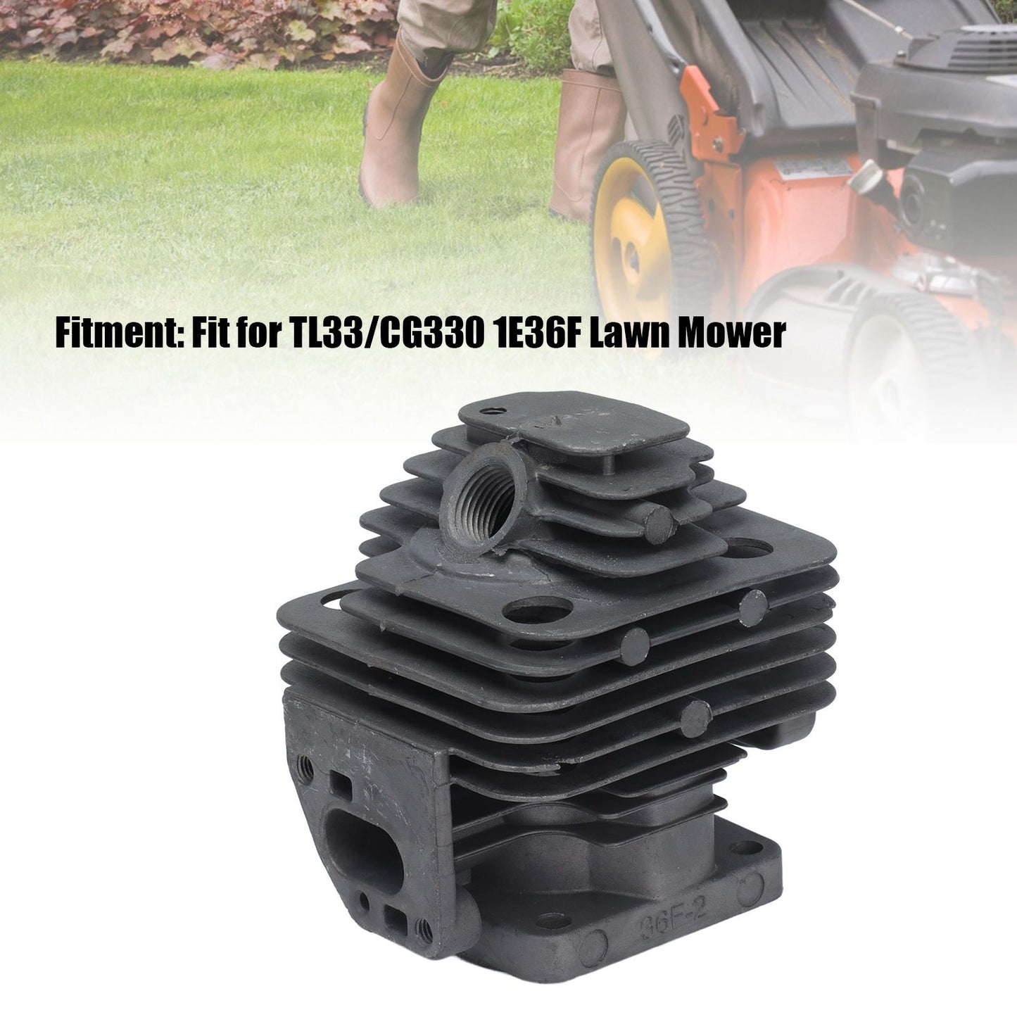 36mm Cylinder Piston Gasket Needle Bearing Set Replacement Fit for TL33/CG330 1E36F Lawn Mower V1294-YM0523-3111210412211