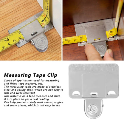 Measuring Tape Clip Compact Portable Convenient Practical Durable Wearable Measurement Accessories for Home V1294-YM0523-3111210412611