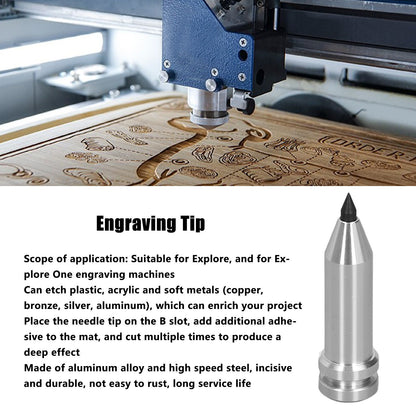 Metal Engraving Tools Strong Durable Convenient Practical Incisive Compact Etching Accessories for Explore V1294-YM0523-3111210413411
