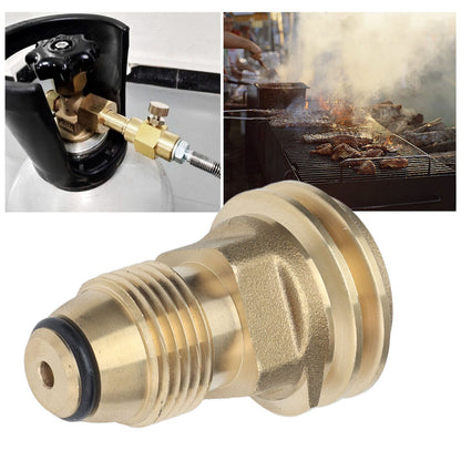 G1/2 Female Thread Propane Tank Adapter Brass Airtight Connection Gas Furnace Conversion Connector V1294-YM0523-3111210413711