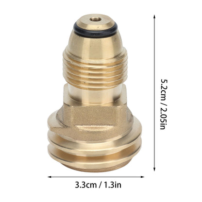 G1/2 Female Thread Propane Tank Adapter Brass Airtight Connection Gas Furnace Conversion Connector V1294-YM0523-3111210413711