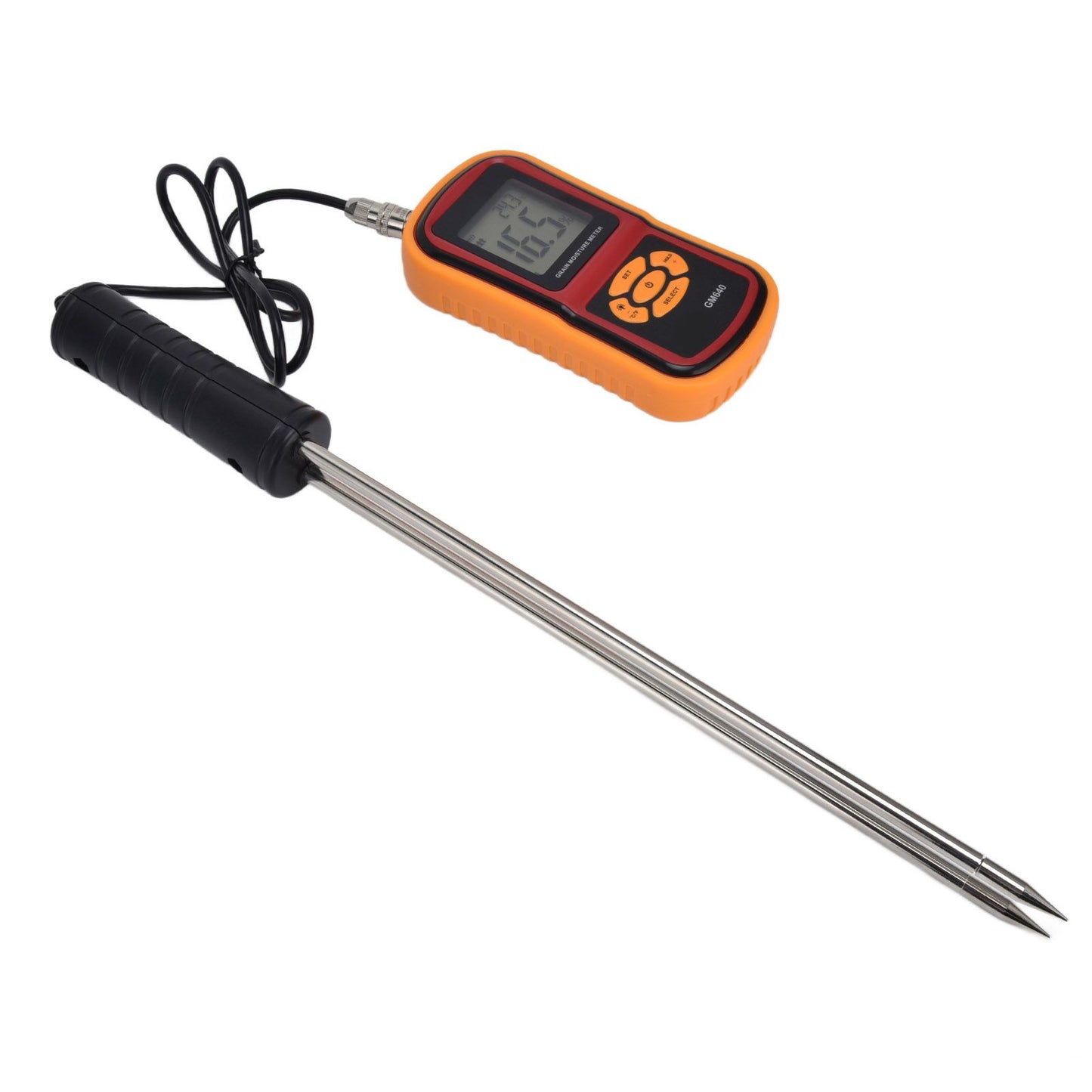 Digital Moisture Detector Portable Grain Moisture Meter LCD Hygrometer Humidity Tester for Wheat Corn Rice V1294-YM0523-3111210414011