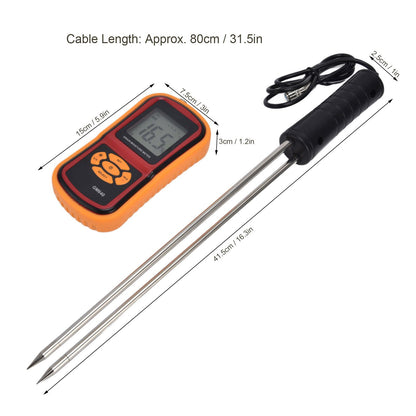 Digital Moisture Detector Portable Grain Moisture Meter LCD Hygrometer Humidity Tester for Wheat Corn Rice V1294-YM0523-3111210414011