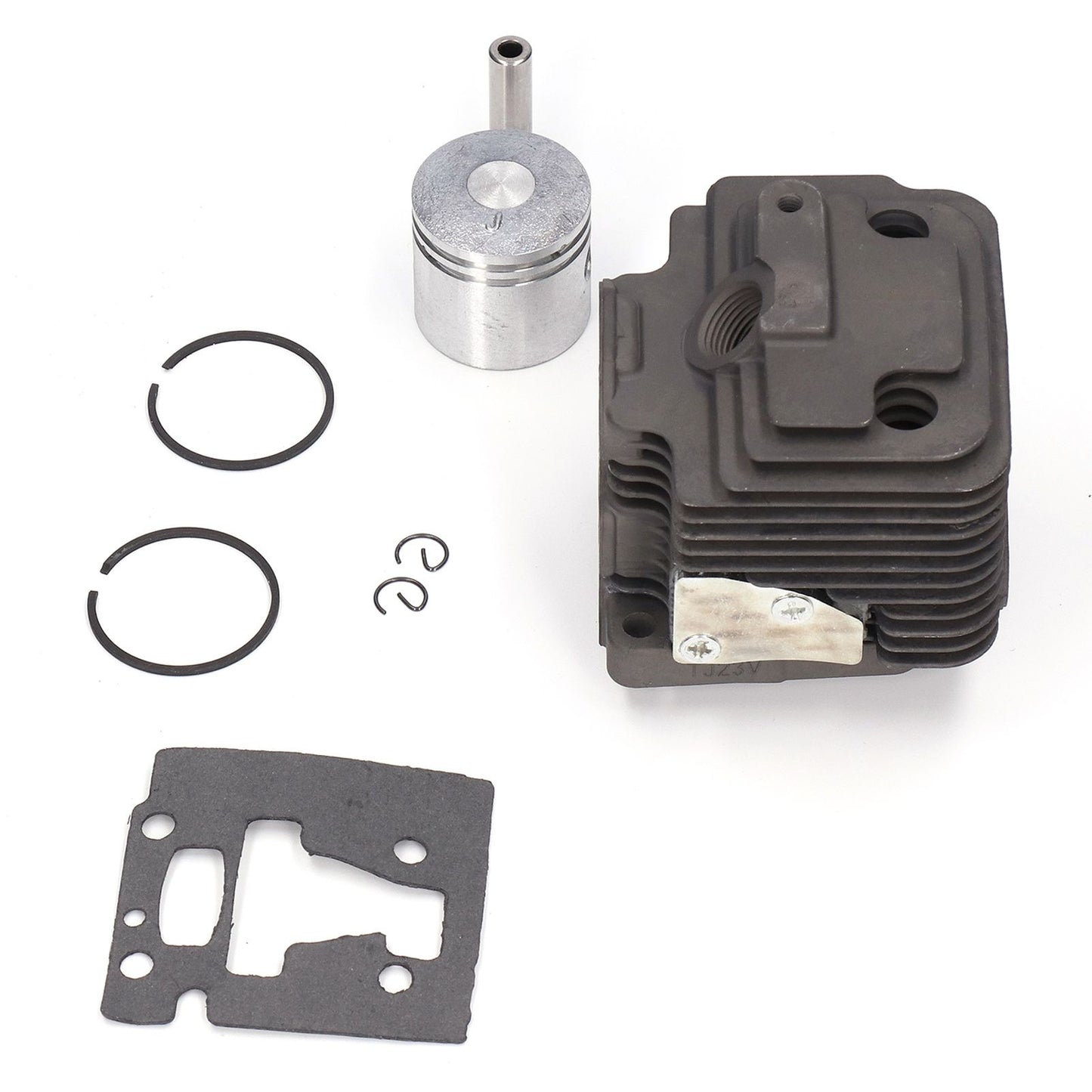 32mm Cylinder Piston Kit Garden Brush Cutter Cylinder Piston Assembly with Gasket for TJ23 V1294-YM0523-3111210414511