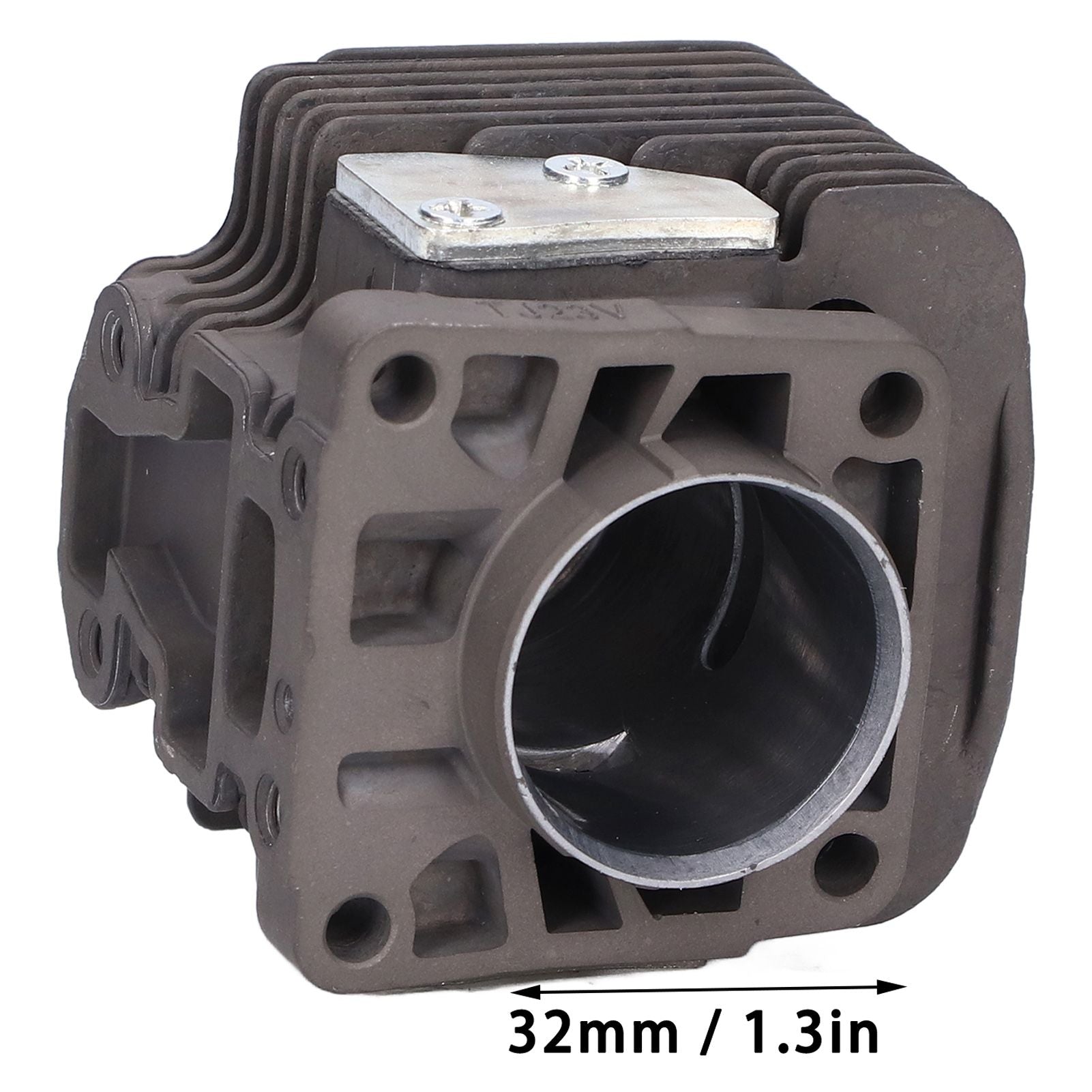 32mm Cylinder Piston Kit Garden Brush Cutter Cylinder Piston Assembly with Gasket for TJ23 V1294-YM0523-3111210414511