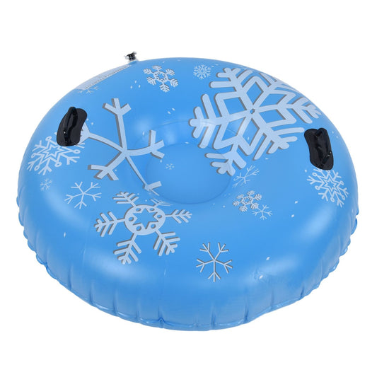 Snow Tubes PVC 450lbs Load Inflatable Ski Rings Tube with Handle for Adults Family Outdoor Sports V1294-YM0523-3111210415611