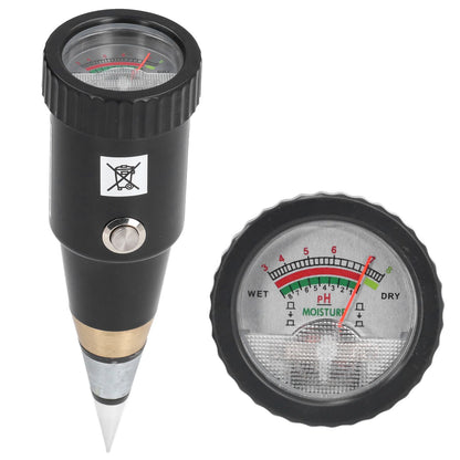 Soil PH Moisture Meter High Accuracy Needle Type 2 In 1 Soil Tester with 3 to 8 PH Range 1 to 8 Moisture Range V1294-YM0523-3111210416311