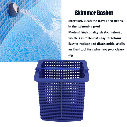 Replacement Skimmer Basket Plastic Swimming Pool Pump Basket Efficient Cleaning Accessory V1294-YM0523-3111210417311