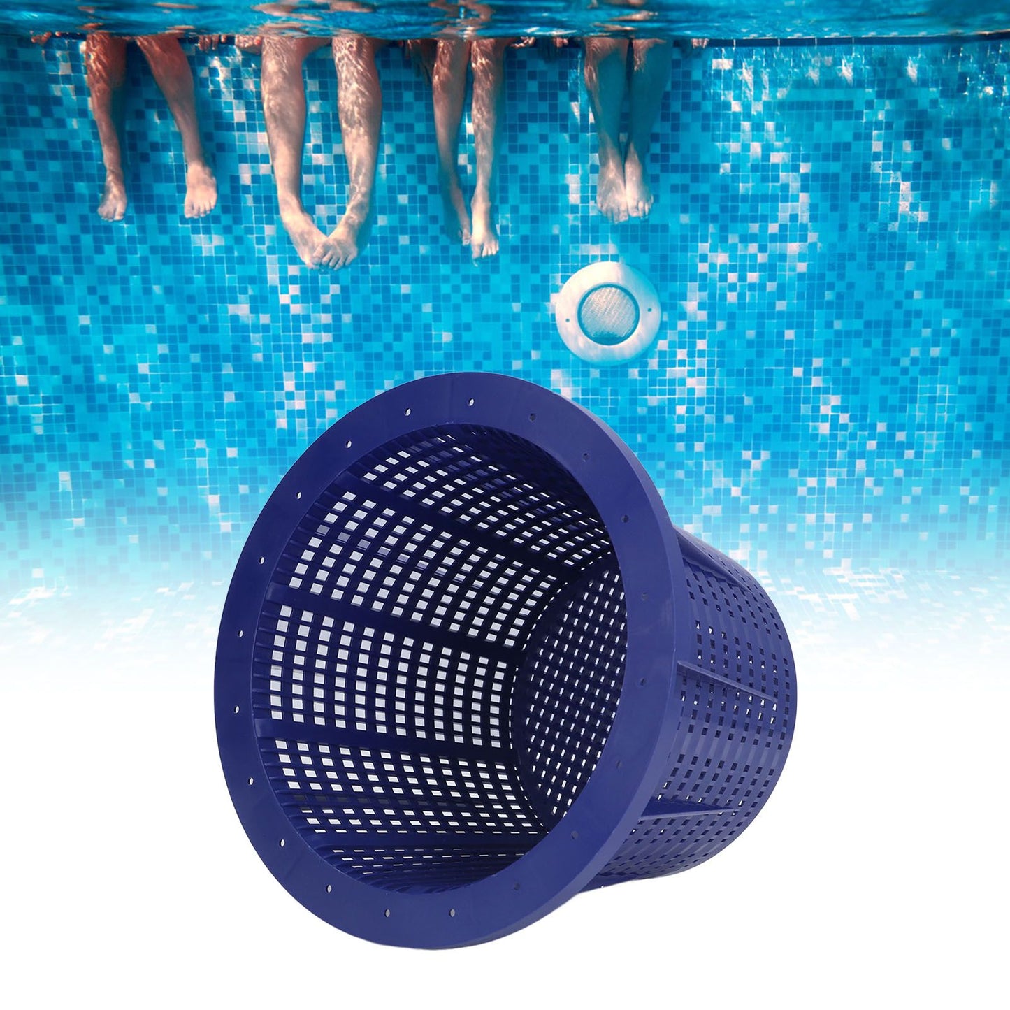 Plastic Skimmer Basket Replacement Swimming Pool Pump Basket for Leaves Debris Removing Cleaning V1294-YM0523-3111210417911