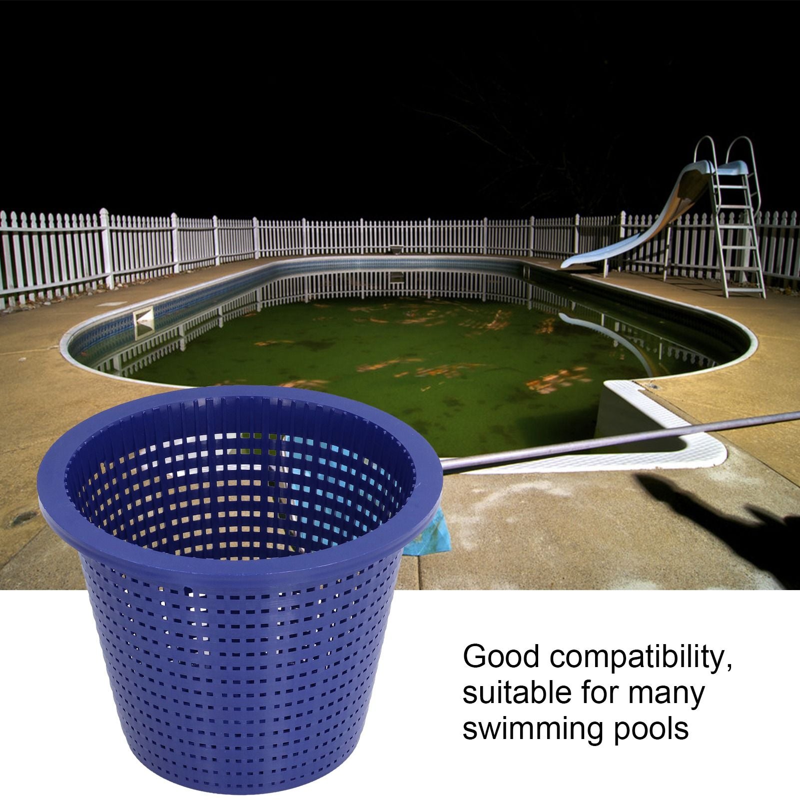 Skimmer Basket Replacement Leaves Removal Cleaning Tool Plastic Remove Swimming Pool Pump Basket V1294-YM0523-3111210418611