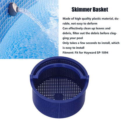 Swimming Pool Filter Basket Pool Skimmer Basket Replacement Plastic Pool Cleaning Tool for Hayward SPX1096 V1294-YM0523-3111210418811