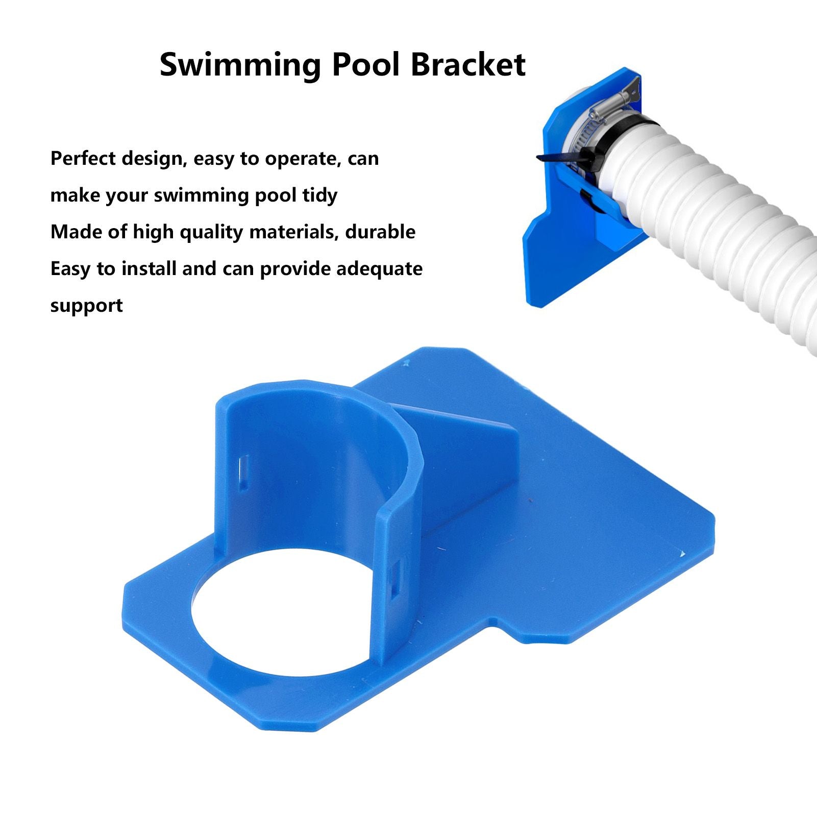 Pool Hose Holder ABS Durable Easy Installation Water Pipe Mount Support Bracket Swimming Pool Accessories V1294-YM0523-3111210420311