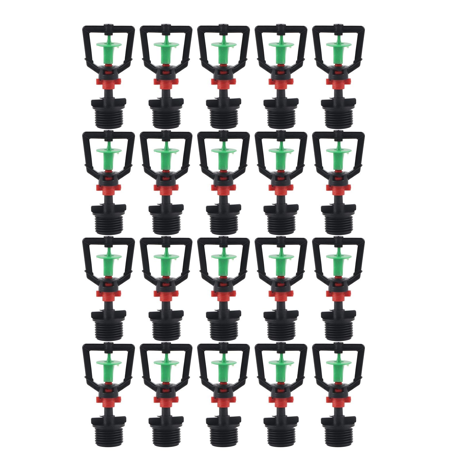 360 degrees Hanging Rotating Refraction Nozzle Misting Sprayer Atomization Nozzle Irrigation Tool G1/2 Male V1294-YM0523-3111210495011