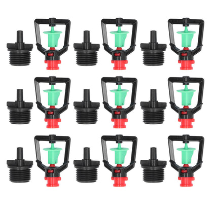 360 degrees Hanging Rotating Refraction Nozzle Misting Sprayer Atomization Nozzle Irrigation Tool G1/2 Male V1294-YM0523-3111210495011