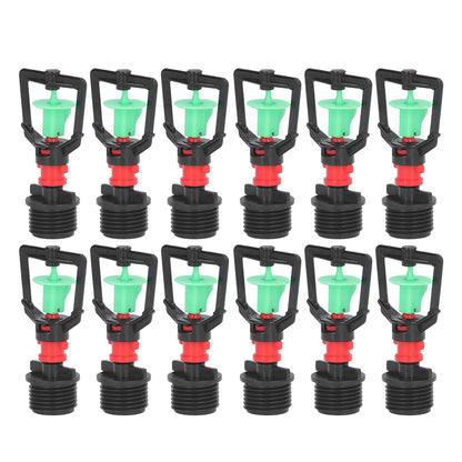 360 degrees Hanging Rotating Refraction Nozzle Misting Sprayer Atomization Nozzle Irrigation Tool G1/2 Male V1294-YM0523-3111210495011