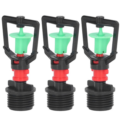 360 degrees Hanging Rotating Refraction Nozzle Misting Sprayer Atomization Nozzle Irrigation Tool G1/2 Male V1294-YM0523-3111210495011