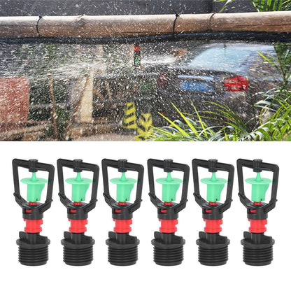 360 degrees Hanging Rotating Refraction Nozzle Misting Sprayer Atomization Nozzle Irrigation Tool G1/2 Male V1294-YM0523-3111210495011