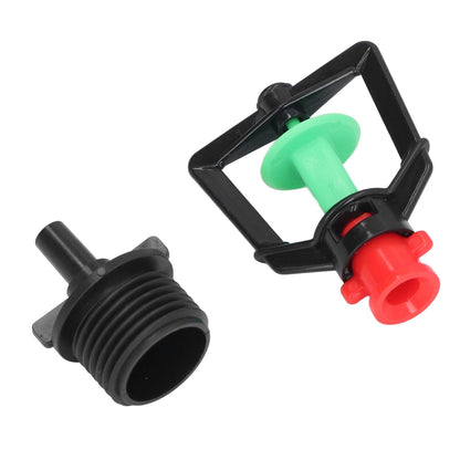 360 degrees Hanging Rotating Refraction Nozzle Misting Sprayer Atomization Nozzle Irrigation Tool G1/2 Male V1294-YM0523-3111210495011